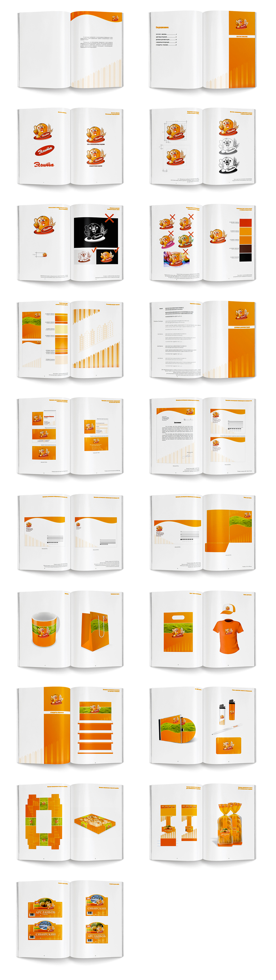 Разработка брендбука для компании Элита