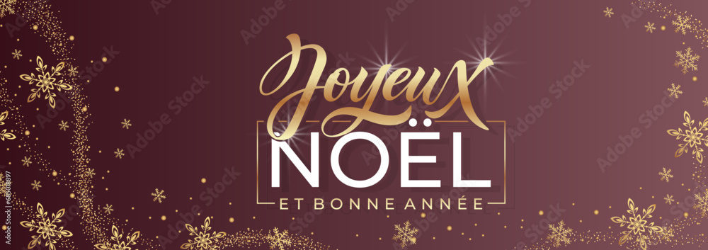 Joyeux Noël Lettering