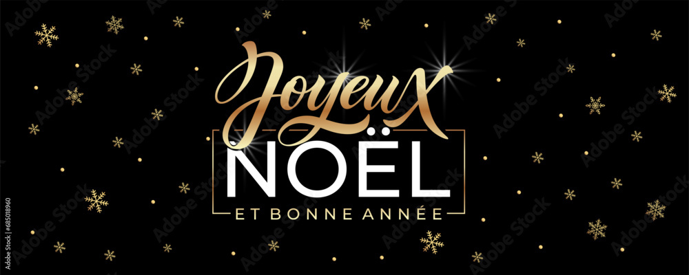 Joyeux Noël Lettering