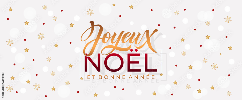 Joyeux Noël Lettering