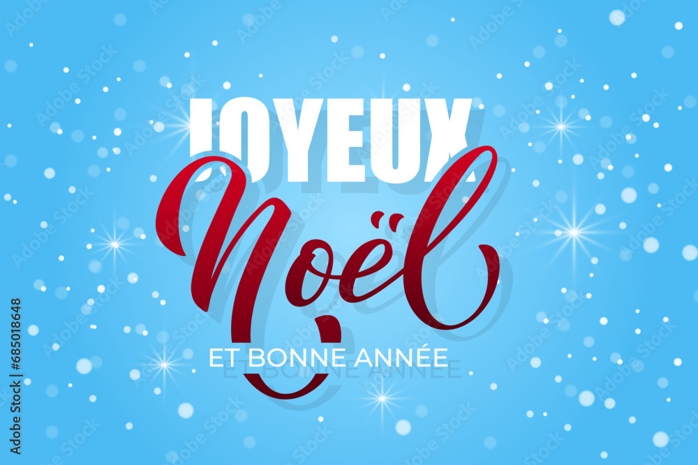 Joyeux Noël Lettering