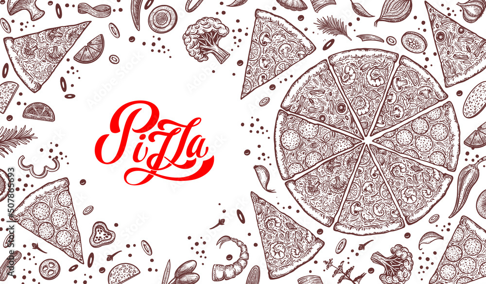 pizza illustration
