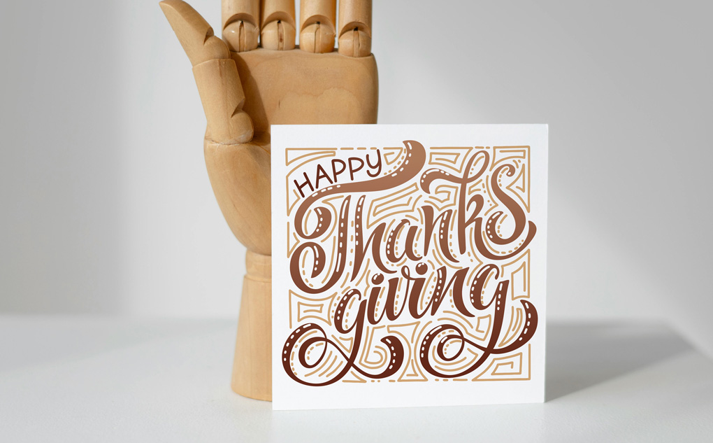 Thanksgiving Day леттеринг