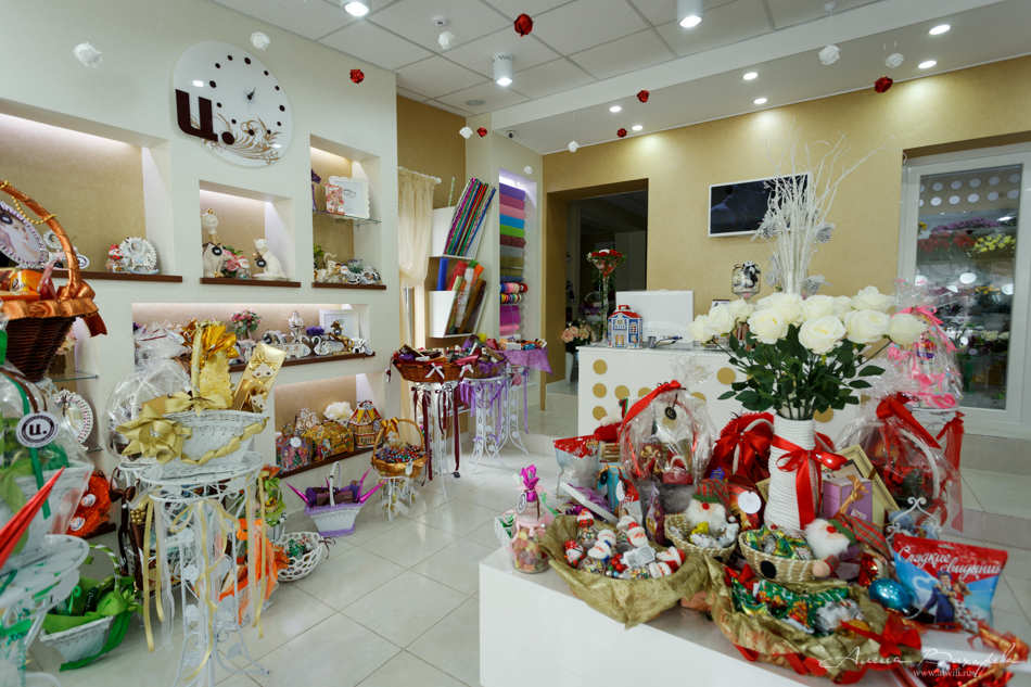 Интерьерная съёмка салона Цветочка. Фотограф Вихарева Алёна