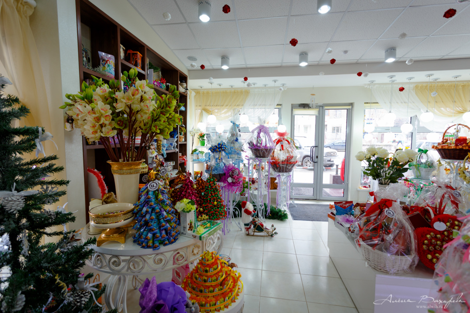 Интерьерная съёмка салона Цветочка. Фотограф Вихарева Алёна