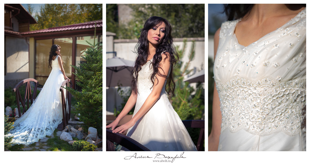 Фотосессия свадебных платьев