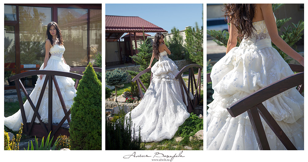Фотосессия свадебных платьев