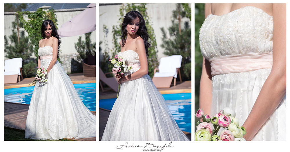 Фотосессия свадебных платьев