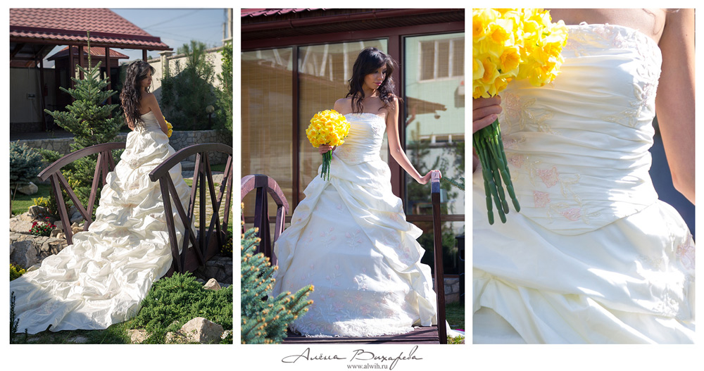 Фотосессия свадебных платьев