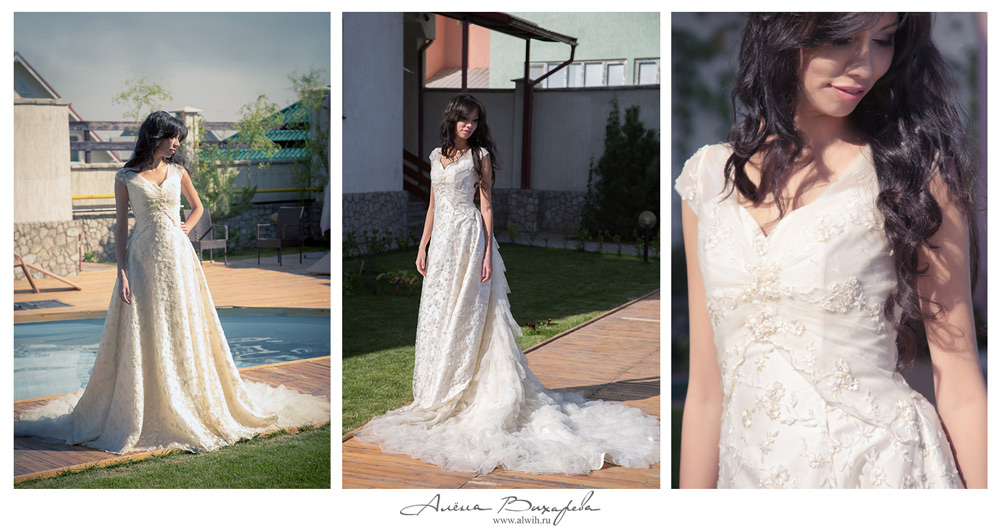 Фотосессия свадебных платьев
