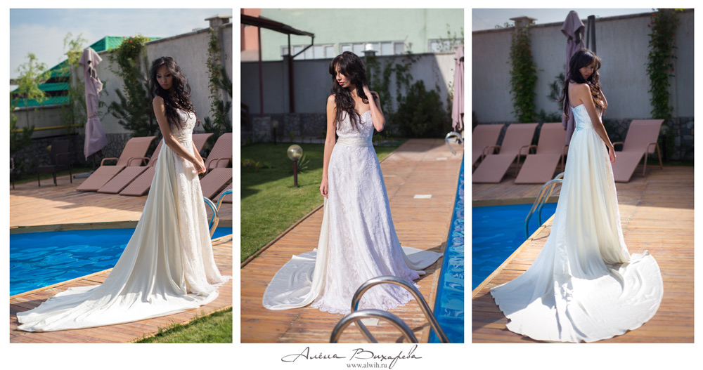 Фотосессия свадебных платьев