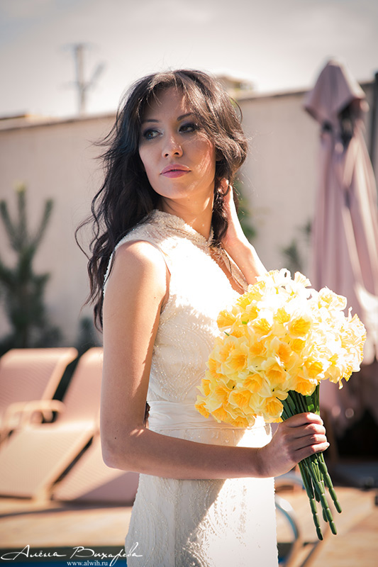 фотосессия свадебных платьев