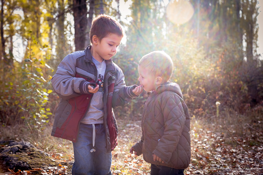 Семейная фотосессия на природе