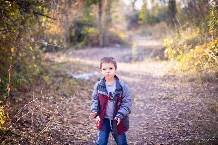 Семейная фотосессия на природе