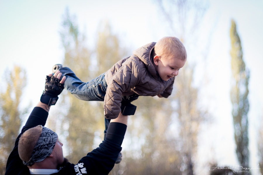 Семейная фотосессия на природе