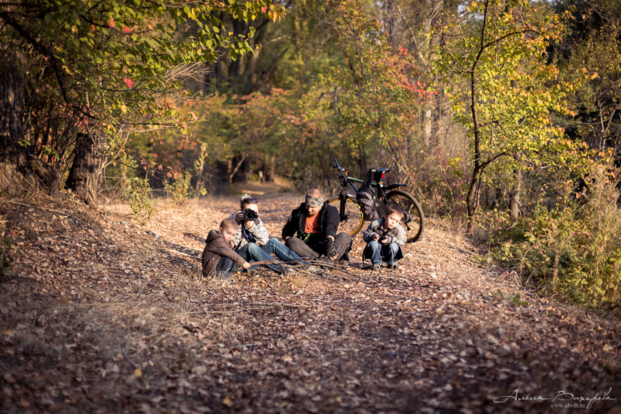 Семейная фотосессия на природе
