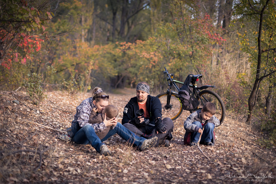 Семейная фотосессия на природе