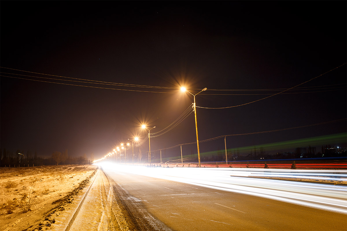 Ночной Бишкек