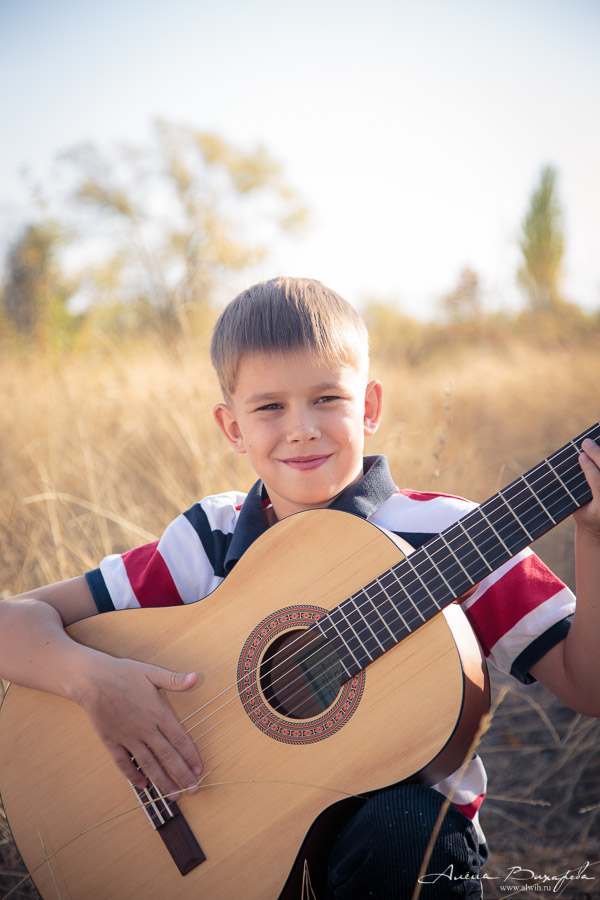 Осенняя фотосессия на природе
