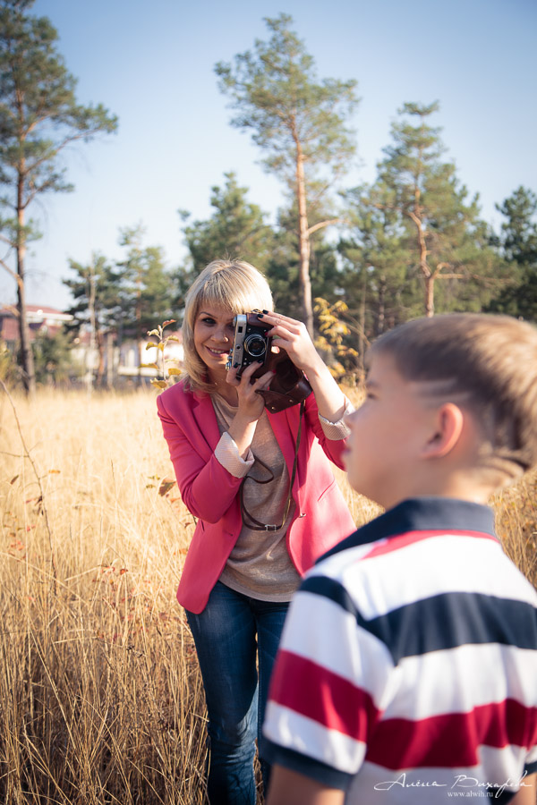 Осенняя фотосессия на природе