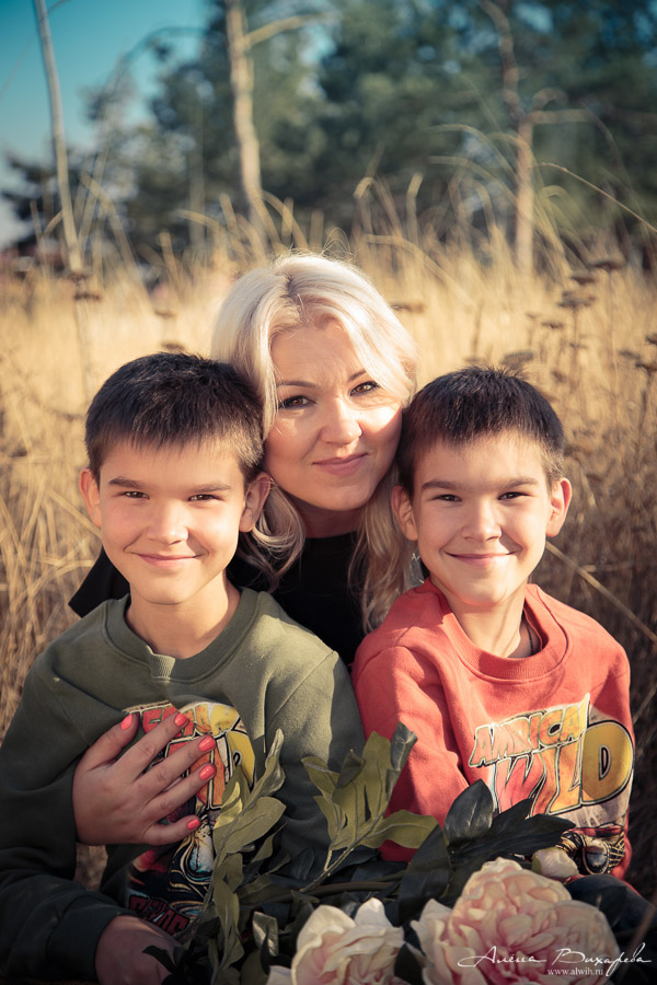 Осенняя фотосессия на природе