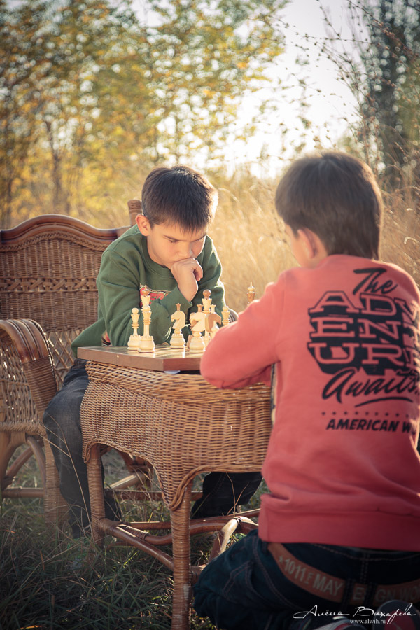 Осенняя фотосессия на природе