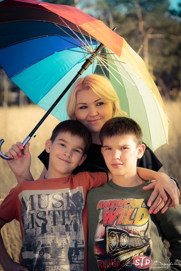 Осенняя фотосессия на природе