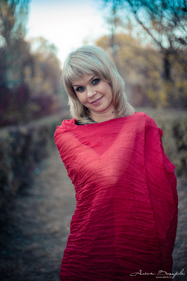 Осенняя фотосессия на природе