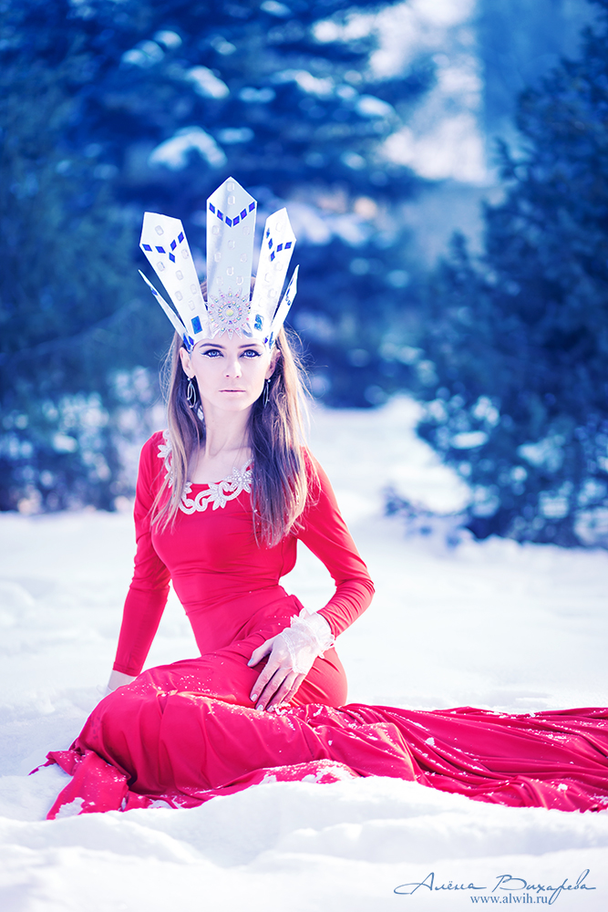 Фотопроект снежная королева. Фотограф Вихарева Алена