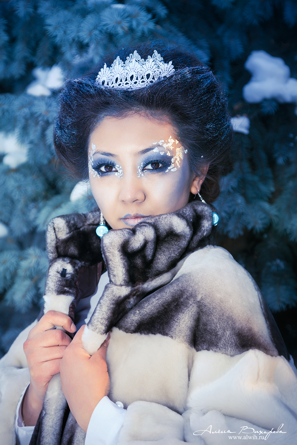 Фотопроект снежная королева. Фотограф Вихарева Алена