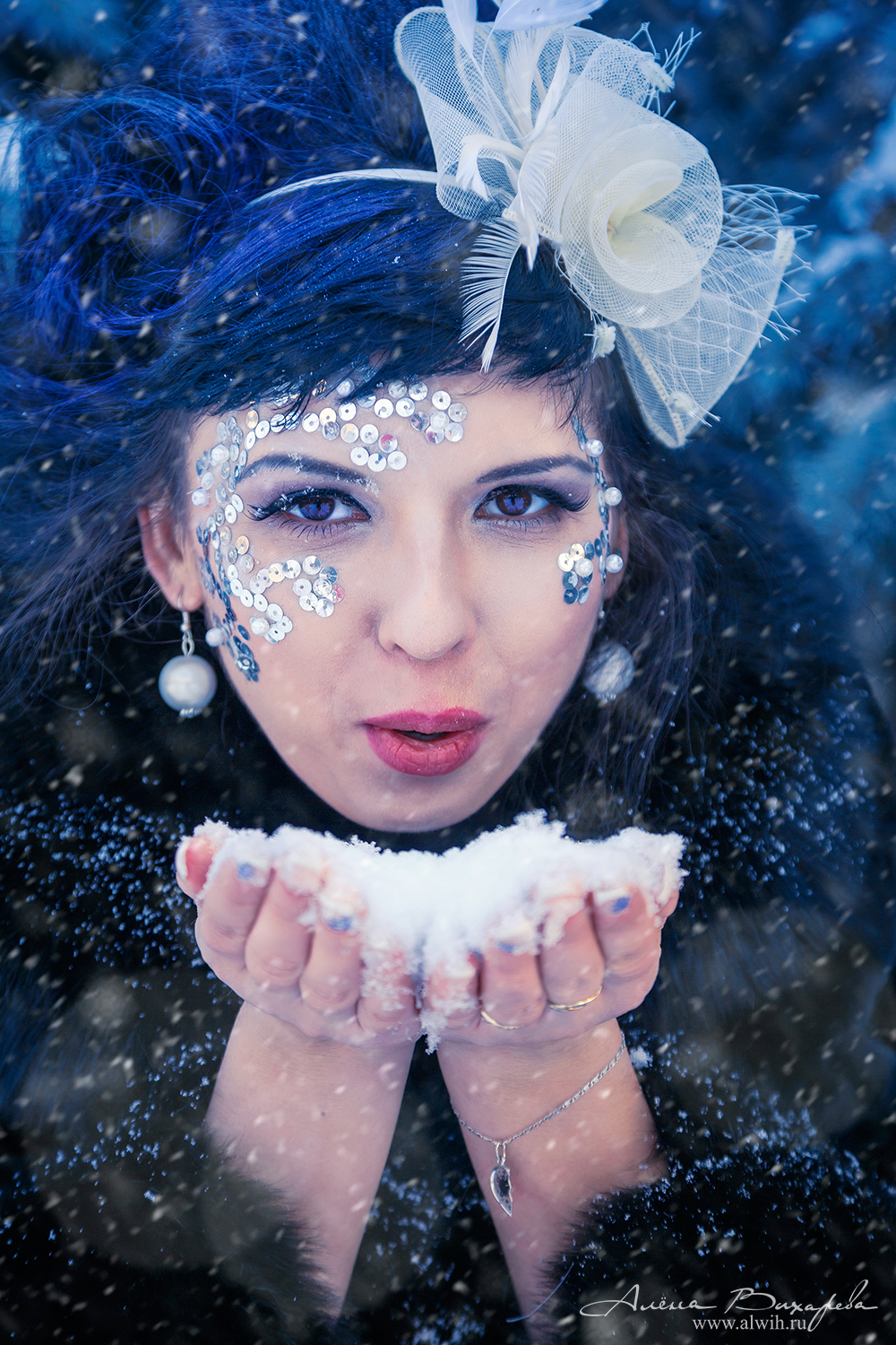 Фотопроект снежная королева. Фотограф Вихарева Алена