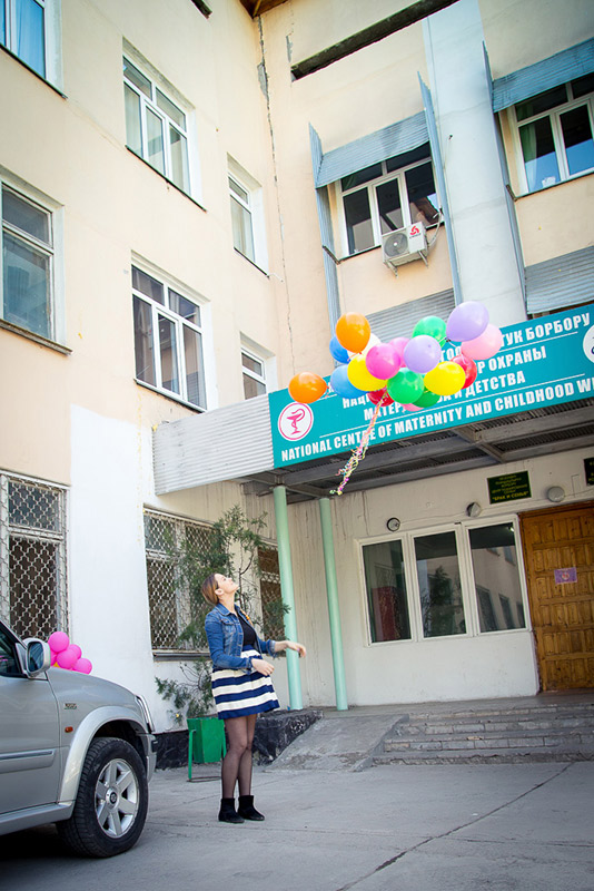 Фотосессия выписки из роддома. Фотограф Вихарева Алена