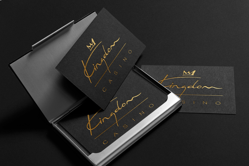 Разработка логотипа для казино Kindgdom
