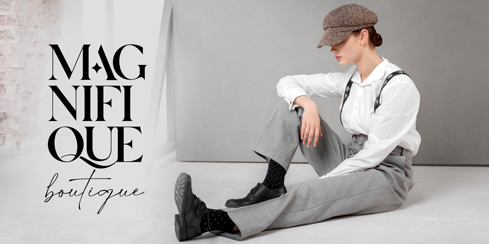 Шрифтовой логотип MAGNIFIQUE