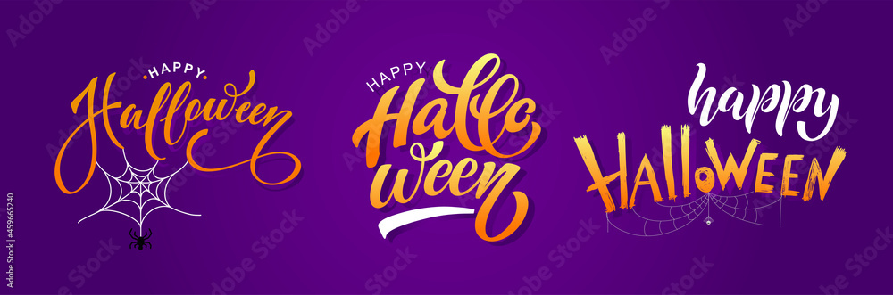Halloween lettering
