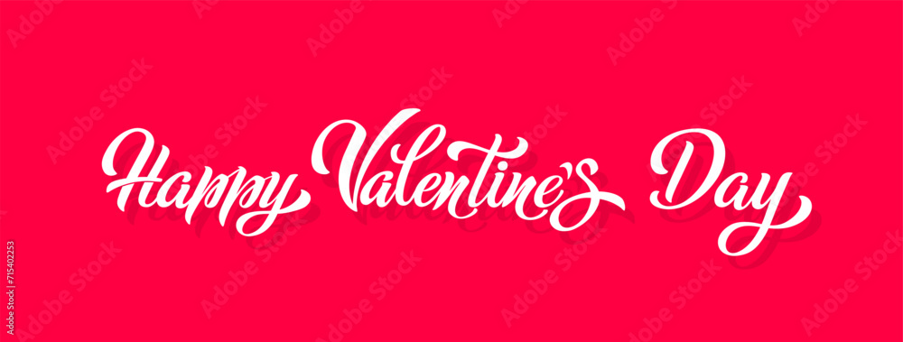 Happy Valentines day lettering