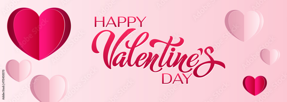 Happy Valentines day lettering