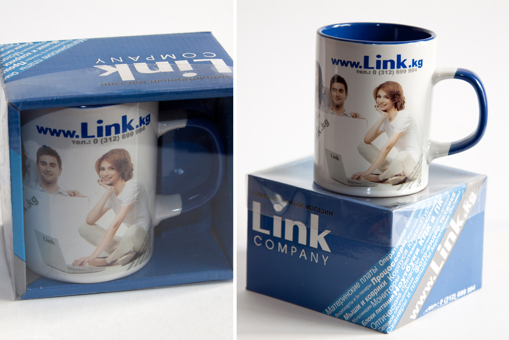 Сувенирная кружка для компании Link
