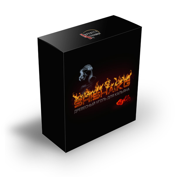 Дизайн коробочки для угля