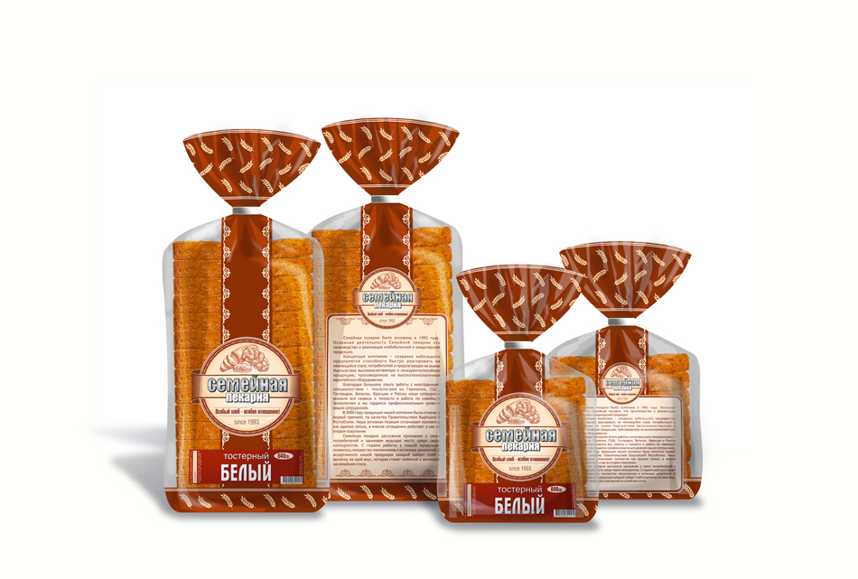 Дизайн пакета для хлеба
