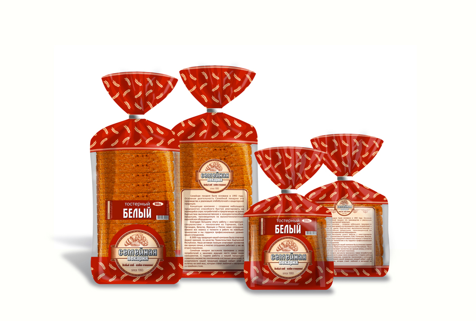 Дизайн пакета для хлеба