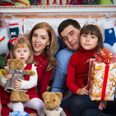 Новогодняя детская и семейная фотосессия. Фотограф Вихарева Алёна