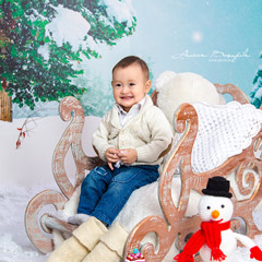 Новогодняя детская и семейная фотосессия. Фотограф Вихарева Алёна