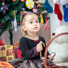 Новогодняя детская и семейная фотосессия. Фотограф Вихарева Алёна