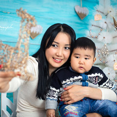 Новогодняя детская и семейная фотосессия. Фотограф Вихарева Алёна