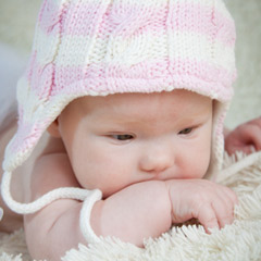 Первая фотосессия -  Алиса три с половиной месяца