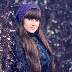 Потрет в холодных тонах. Фотограф Вихарева Алена