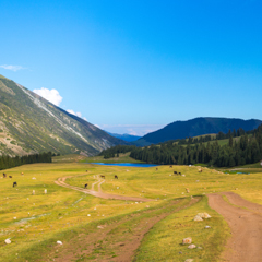 Долина в горах