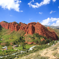 Жети Огуз, Кыргызстан