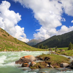 Река в горах